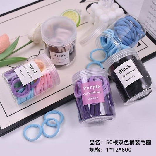 50 two-color barrel terry