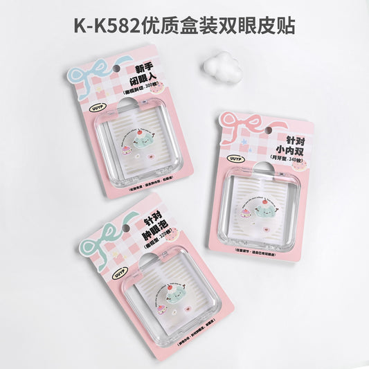 K-K582 High-quality Boxed Double Eyelid Tape / 3 Sizes