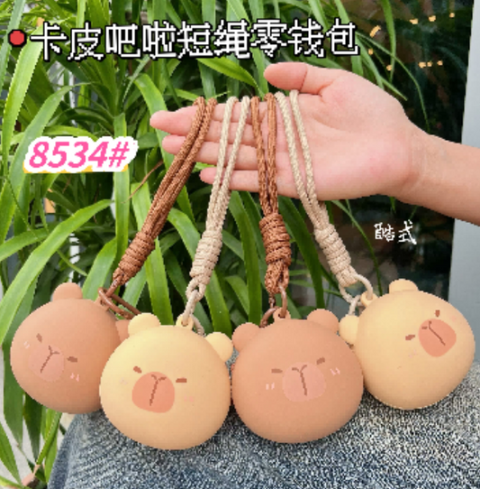 8534 Kapibala short rope coin purse