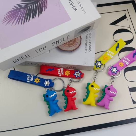 Hang the colorful tyrannosaurus 