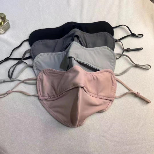Double-sided cotton mask with fishbone