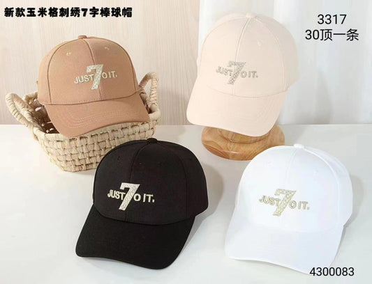 7 word baseball cap 3317