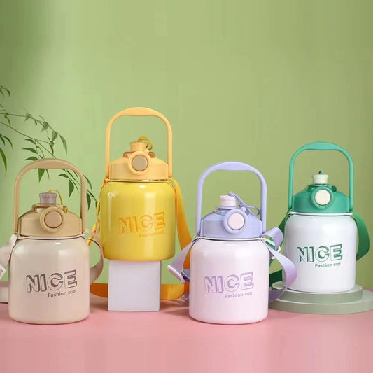 ZJX-double drink children's thermos cup