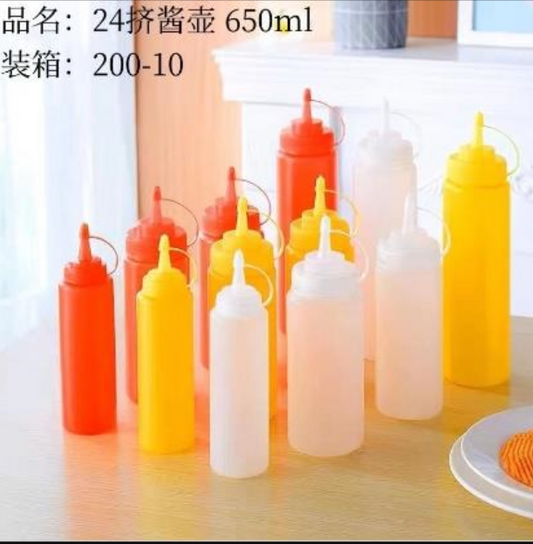 24 squeeze sauce pot 650ml