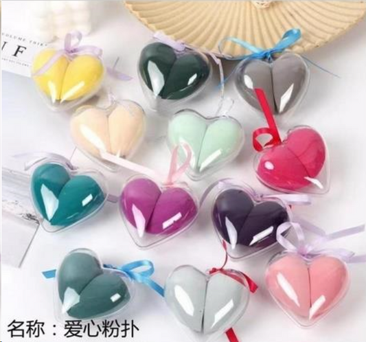 LC Love Heart Makeup Puff