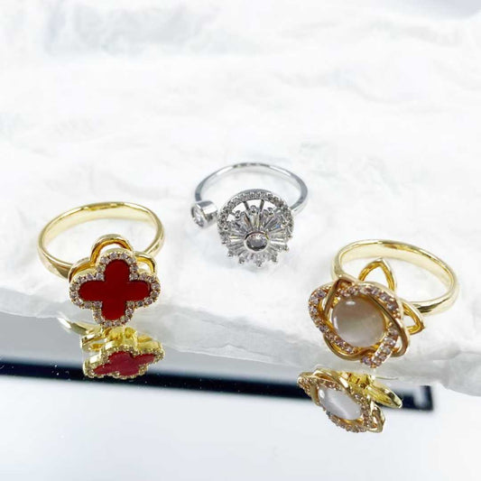 High-grade pure copper rotatable ring