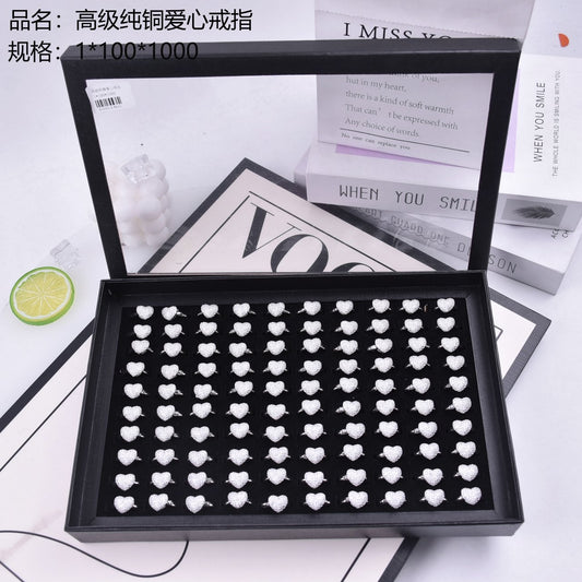 High-grade pure copper love ring