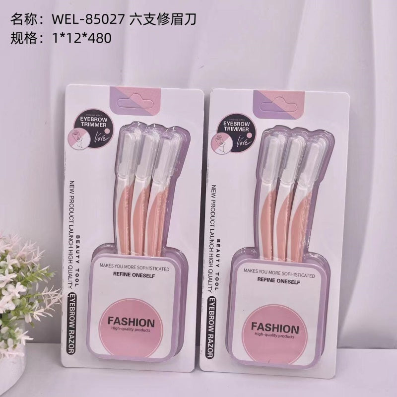WEL-85027 Six Eyebrow Razors