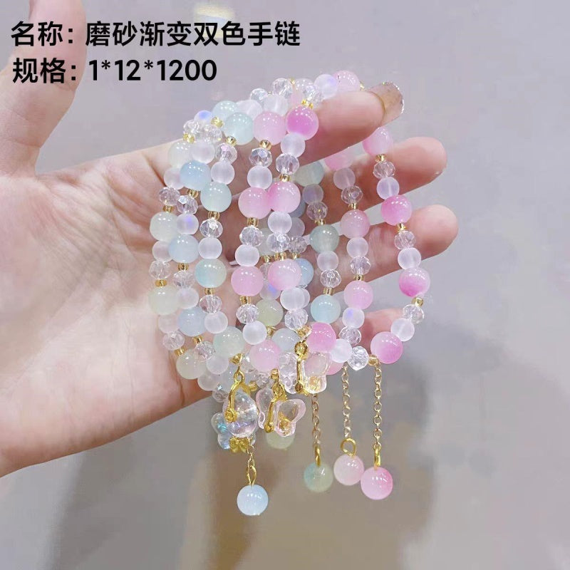 Matte gradient two - tone bracelet