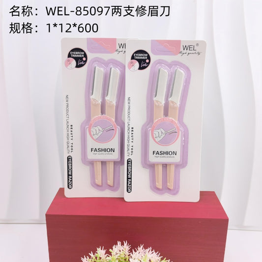 WEL-85097 two eyebrow razors