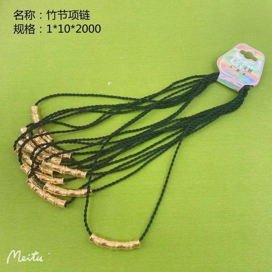 Bamboo - joint necklace