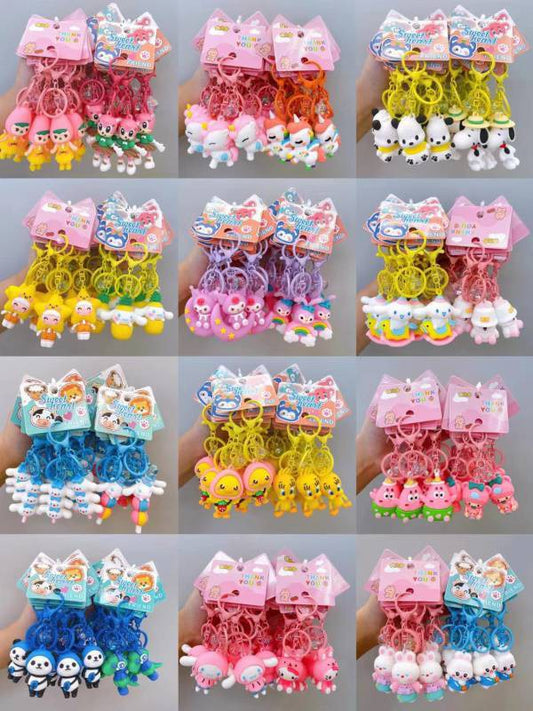 Hang hanging cards, frosted, cartoon, mixed
