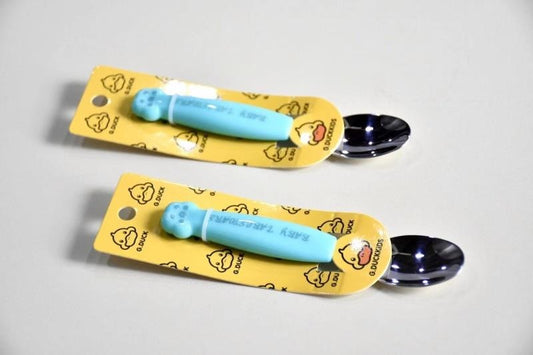 Small yellow duck T02 large small feet spoon